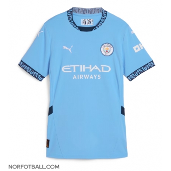 Billige Fotballdrakt Manchester City Replika Hjemmedrakt Dame 2025-26 Kortermet
